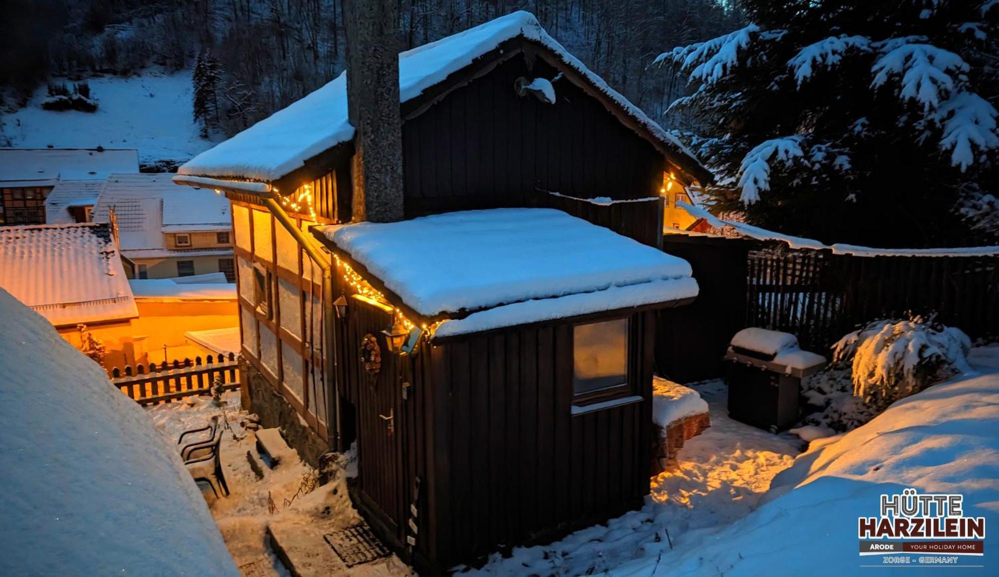 Arode Huette Harzilein - Romantic Tiny House On The Edge Of The Forest Zorge المظهر الخارجي الصورة