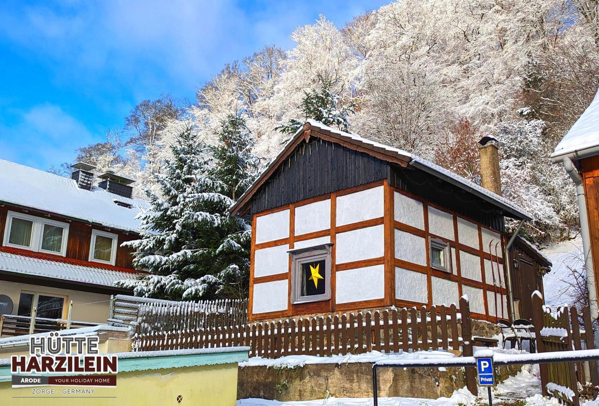 Arode Huette Harzilein - Romantic Tiny House On The Edge Of The Forest Zorge المظهر الخارجي الصورة