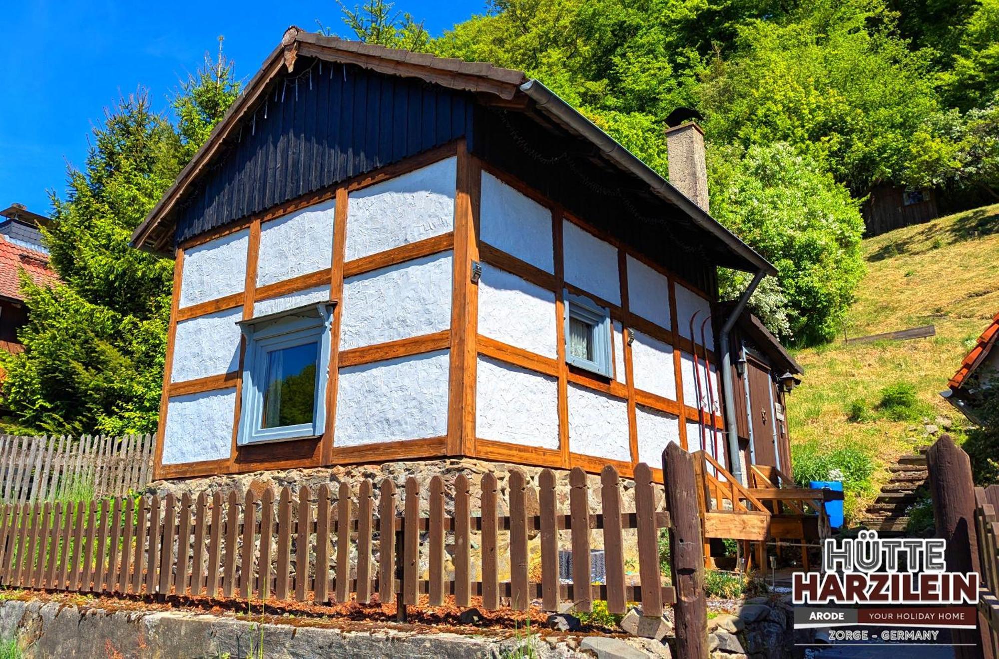 Arode Huette Harzilein - Romantic Tiny House On The Edge Of The Forest Zorge المظهر الخارجي الصورة